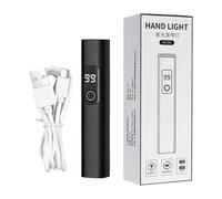 USB ricaricabile UV Nail Light, portatile Led Manicure Lamp, 4.29 x 0.83 x 0.83 Inch Digital Display Dryer, Timer Setting Feature, Compact Lightweight Design for Home Studio Travel