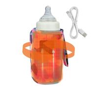 USB Scaldabiberon Borsa | Riscaldatore per latte materno per Regolabile a tre velocità | La custodia isolata mantiene la temperatura per il latte del bambino, utilizzata in casa, all'esterno e in auto