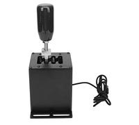 USB Simulator Shifter, PC Only System Black Racing Games H Gear Shifter con Impugnatura in Fibra di Carbonio per Volante T300RS GT per G29 per G25
