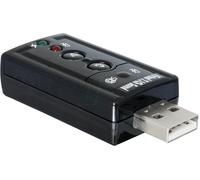 DELOCK 61645 - Scheda audio, esterna, adattatore, USB 2.0, 3,5 mm