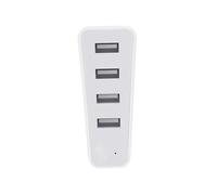 USB Splitter a 4 porte Estensore di trasmissione ad alta velocità per PS5 Slim HUB USB 2.0 ospite Cavi USB Espansore multiplo Splitter di ricarica (bianca)