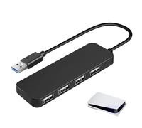 USB Splitter Hub - Adattatore multiplo, Espansore dati per laptop | Dispositivo del connettore di trasferimento ad alta velocità, design compatto universale per PC Notebook Desktop Computer Ga