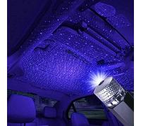 USB Star Night Light, Star Proiector Night Light, Portatile Regolabile USB Flessibile Interno LED Show Romantico Atmosfera Star Night Proiettore per Auto, Camere da letto, Feste, ecc (Blu)