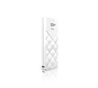 USB-STICK 8GB SILICON POWER USB2.0 COB U03 WHITE