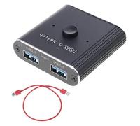 USB Switcher Box 2 Pz Condividere 1 Dispositivo USB Per Stampante Scanner Facile Installazione Per Tastiera Stampante E Scanner