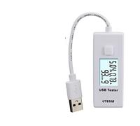 USB Tester Digital Voltmeter Ammeter Ammeter Ampteremeter Capacity Meter Medico for Mobilephone Tablet Power.(UT658B)