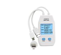USB Tester Digital Voltmeter Ammeter Ammeter Ampteremeter Capacity Meter Medico for Mobilephone Tablet Power.(UT658DUAL)