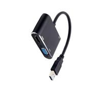Usb to Hd Adapter, TV Connector, Signal Transmission Display Converter with 1.97x2.36x0.39 Inches, Laptop Computer Desktop Use for Home, Theater, Screen Monitor, Viewing Setup