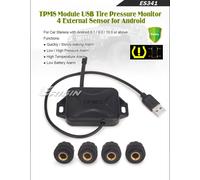 USB TPMS Module Tool Tire Pressure Sensors external for Android 11/12 Car Stereo