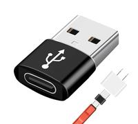 USB Type-C Adapter, PD Fast Charging Connector Type C to USB Adapter for Phone, Laptop, Tablet, Car, PC, Desktop, Travel, Compact Charging Connector for Daily or On-the-Go Use