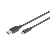Digitus Cavo USB A - USB-C 1 m USB 2.0 Maschio/Maschio
