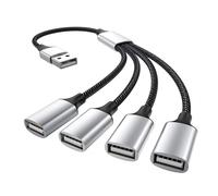USB un USB 2.0 Tripla Porta USB HUB Cavo Adattatore OTG Hab Convertitore di Ricarica Dati USB Prolunga Splitter, da USB un 4 USB