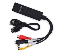 USB Video Grabber Mac Windows 10 - Convertitore Hi8 VHS in Dvd - Videoregistratore VHS/Capture Video USB per Windows 10/8/7 e Mac OS (USB)