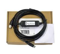 USB-VLC2000 Debug Cable for PLC VLC2000 Controller Programming Download Data 4-Pin Port Dual Chip Design Industrial Grade 3 Meter