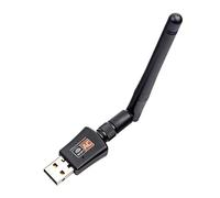 USB WiFi Adapter for PC, AC600M USB Wi-fi Dongle 802.11ac Wireless Network Adapter with Dual Band 2.4GHz/5Ghz High Gain 2dbi Antenna for Desktop Laptop Support Windows, MAC OS, Linux