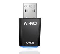 USB Wifi per PC, AX900 WiFi 6 Chiavetta Wifi per PC Fisso Dual Band 5Ghz 2,4 Ghz Adattatore Wifi USB Chiavetta Internet Dongle Wifi Supporta Windows 7/10/11