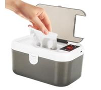 USB Wipe Warmer - Wipe Warmer Dispenser With LED Lights | Winter Rapid Heating Baby Wipes | Portable USB Charging Baby Supplies for Home Nursery Camping Car Traveling Road Trips Holiday Gifting