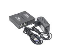 USB2.0 120M Extender Portatile 4HUB USB A RJ45 Estensione Mouse di Monitoraggio Computer Cavo di Rete Singolo Spina EU