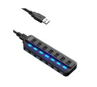 Usb2.0 Hub Multi-port Usb3.0 High-speed Transmission 7-port Hub Splitter