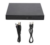 USB20 Dvd RW Portatile Desktop CD Rom Optical Drive Nero per 2000/Xp | External Dvd Drive,Abs,Compatibile USB2 USB1,Supporto Cd-Rom Cd-R,Dvd-Rw burner consente,Compatibilità USB2