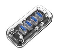 USB3.0 4 Adattatore Splitter Per Laptop E PC Efficiente USB Extender Per Computer Portatile PC Computer Più Dispositivi