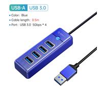 (USB3.0 50 cm USB A BL) ORICO-Multi Type C Splitter 4 porte HUB 5 Gbps Adattatore OTG ad alta velocità