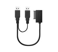 USB3.0. A M~Ni sata. II 7 + 6 13 Cavo convertitore Adattatore Pin Compatible with Laptop CD/Dvd Rom Drive Slimline.(USB2.0 50CM)
