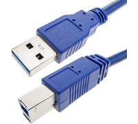 Usb3.0 Cable A/B M/M 0.5M Blue
