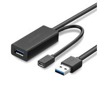 USB3.0 Cavo Extenditore Con Micro USB Presa per Esterno Potenza 10m, UGREEN/