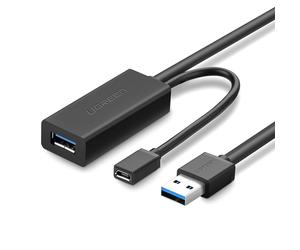 USB3.0 Cavo Extenditore Con Micro USB Presa per Esterno Potenza 10m, UGREEN/