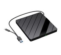 USB3.0 CDDVD Esterno Guida Lettore Bruciatori Esterni con Illuminazione E Connettività Multiple Opzione DVDs A Prova Shock Lettore