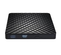 USB3.0 Esterno Ad Alta Velocità DVD RW CD Writer Slim Unità Ottica Lettore Bruciatore Lettore Tipo Di Vassoio Portatile For PC Laptop Masterizzatore DVD(Black)
