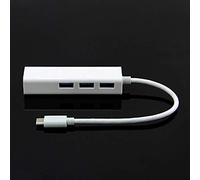 USB3.0 Splitter ad alta velocità da tipo C a USB* 3+scheda di rete Gigabit RJ45 supporta 1000M di rete compatibile con 100 m, 10 m Plug and Play senza driver di rete convertitore di cavo di rete