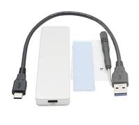 usb3.1 tipo C a m. 2 Nvme PCIe PCI-e SSD Enclosure protocolli mobile hard disk box JMS583 chip in alluminio
