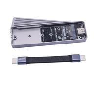 USB3.2 A Solid Disk Enclosure Solid Disk Adapter Case Due Protocolli USB C 3.2X2 20Gbps Custodia In Alluminio Per 2242/2280