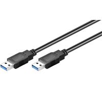 USB30 A-A 2m M-M Black