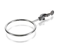 Usbeck Anello in acciaio zincato con manicotto, diametro interno 130 mm