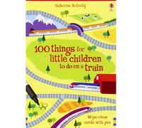 Usborne 100 cose per bambini piccoli attività in treno Flash Card 50 pagine