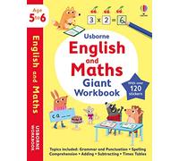 Usborne English and Maths Giant Workbook 5-6 (Usborne Workbooks)