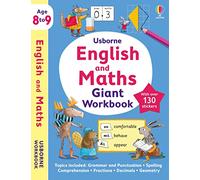 Quaderno gigante Inglese e Matematica 8-9 – Usborne Workbooks