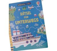 Usborne Minis: Rätsel für unterwegs: Rätselbuch im kleinen Format - mit Lösungen - Beschäftigungsbüchlein für Kinder ab 6 Jahren