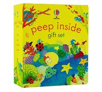 Usborne Peep Inside Gift Set 4 Books Collection Set (Peep Inside a Tree, Peep Inside The Sea, Peep Inside the Jungle & Peep Inside Space)