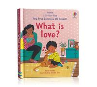 Usborne Very First 3D Domande & Risposte Cos'è l'amore? Libri illustrati educativi in inglese per bambini Libri per la lettura prima di dormire Che cos'è l'amoreCarta tessile