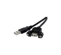 USBPNLAFAM2 Startech Cavo, Usb A Maschio - Presa Chassis, 0.6M