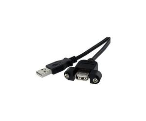 USBPNLAFAM2 Startech Cavo, Usb A Maschio - Presa Chassis, 0.6M