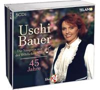 Uschi Bauer 45 Anni La Cantante Con La Nota Allegra 5-CD Idea Regalo Nuovo