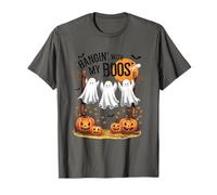 Uscire con i Miei Stivali Fantasma di Halloween Spooky Design Ghost Maglietta