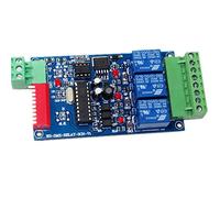 USCITA RELE 3CH 512, Scheda Controller LED Dmx512, Decodificatore LED DMX512, Controller Interruttore Relè