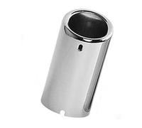 Uscita Scappamento Per E30 E36 E46 E90 E91 E92 E93 F30 320i 325i 328i Tip Turbo Sound Whistle Car Exhaust Pipe Muffler(1pcs Silver)