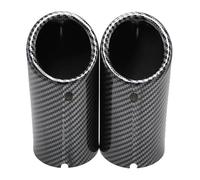 Uscita Scappamento Per E30 E36 E46 E90 E91 E92 E93 F30 320i 325i 328i Tip Turbo Sound Whistle Car Exhaust Pipe Muffler(2pcs Carbon Fiber)